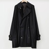 MARKAWARE SHORT TRENCH COAT -ORGANIC WOOL CIRCULAR FLANNEL- A22C-12CO01C画像