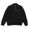 STUSSY Stock Fleece Mock BLACK画像