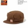 HEAD LIGHT 9oz. BROWN DUCK WORK CAP HD02677-431画像