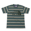 THE NORTH FACE PURPLE LABEL Striped H/S Logo Tee SG(SAGE GREEN) NT3065N画像