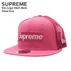 Supreme Box Logo Mesh Back New Era PINK画像