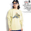 The Endless Summer TES MALIBU STAR CAMP GUY LONG SLEEVE T-SHIRT -BEIGE- FH-2774340画像