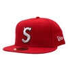 Supreme 22FW S Logo New Era RED画像