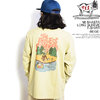 The Endless Summer TES Mt SHASTA LONG SLEEVE T-SHIRT -BEIGE- FH-2774339画像