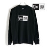 NEW ERA L/S BOX LOGO TEE BLACK 13334227画像