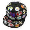 NEW ERA 9FIFTY Team Logo Allover チームロゴオールオーバー NFL ブラック 13356218画像