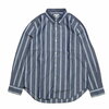 BURGUS PLUS L/S Stripe Poplin Shirt BP22501画像