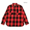 SUGAR CANE TWILL CHECK L/S WORK SHIRT SC28952画像