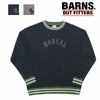 BARNS INTARSIA CREW NORCAL ニット BR-22411画像