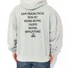 BEN DAVIS World Print Pullover Hoodie BDZ2-3001画像