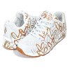 SKECHERS UNO METALLIC LOVE WHITE/GOLD 155523-WTGD画像