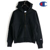 Champion REVERSE WEAVE ZIP HOODED SWEATSHIRT BLACK C3-W103画像