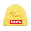 Supreme × NEW ERA 22AW Box Logo Beanie PALE YELLOW画像