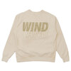 WIND AND SEA Damaged Crew neck IVORY画像