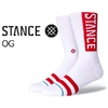 STANCE OG WHITE/RED M556D17OGG-WHR画像