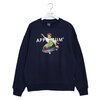 APPLEBUM The Phuncky Boy Crew Sweat NAVY画像