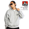 BEN DAVIS BD EMB HALF ZIP SWEAT -MIX GRAY- C-23380038画像