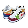 NIKE JORDAN 1 MID SE (TD) white/gym red-black MESSY ROOM DR6959-100画像