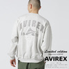 AVIREX SAME TONE CREW NECK SWEAT画像