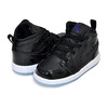 NIKE JORDAN 1 MID SE (TD) black/dark concord-white DV1338-004画像