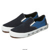 RADIALL POSSE - SLIP ON SNEAKER NAVY RAD-PSD008画像