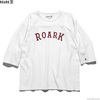 ROARK REVIVAL "MEDIEVAL LOGO" 3/4 SLEEVE TEE (WHITE) RFTJ900画像