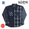 SUGAR CANE INDIGO TYPEWRITER SHIRT SC29108画像