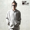GLIMCLAP Relax fabric & minimal printed design hoodie 14-056-GLS-CD画像