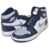 NIKE AIR JORDAN 1 HIGH GOLF white/metallic silver DQ0660-100画像