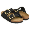 BIRKENSTOCK ARIZONA BIG BUCKLE BLACK / NUBUCK LEATHER (NARROW WIDTH) 1023290画像