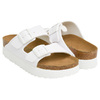 BIRKENSTOCK ARIZONA PLATFORM VEGAN WHITE / BIRKO-FLOR 1018581画像