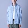 AVIREX BASIC LIGHT DENIM L/S SHIRT 7833920009画像