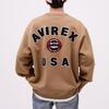 AVIREX VARSITY LOGO CREW NECK SWEAT 7833932007画像