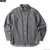 BLUCO DENIM WORK SHIRT BLACK 1122画像