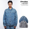 Liberaiders BLEACHED DENIM JACKET 750092303画像