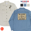 WEIRDO SLAVES - L/S WORK SHIRTS WRD-23-AW-09画像