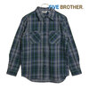 FIVE BROTHER HEAVY FLANNEL WORK SHIRTS GREEN 152360画像