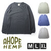 A HOPE HEMP Regular L/S Tee STG-018NC画像