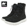 SOREL EXPLORER NEXT JOAN COZY WOMENS Black/Moonstone NL5030-010画像