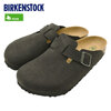 BIRKENSTOCK BOSTON SYNTHETICS Desert Dust Black 1023518画像