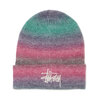 STUSSY CUFF BEANIE SPRAY STRIPE画像