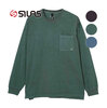 SILAS GARMENT DYED POCKET L/S TEE 110234011004画像