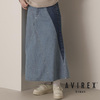 AVIREX DENIM BICOLOR SKIRT 7834116607画像