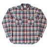 WAREHOUSE Lot 3104 FLANNEL SHIRTS D柄 NON WASH画像