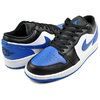 NIKE AIR JORDAN 1 LOW white/royal blue-black-white ROYAL TOE 553558-140画像