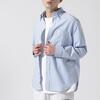 AVIREX BASIC OXFORD LONG SLEEVE B.D. SHIRT 7833920004画像