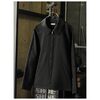 INTERIM PURE BLACK WOOL DRIVING JACKET IT24S031画像