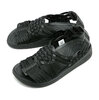 MALIBU SANDALS CANYON BLACK/BLACK POLYESTER × VEGAN LEATHER MS060020画像