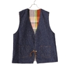 orslow HIPPIE'S REVERSIBLE DENIM VEST 01-9029-81画像