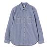 AVIREX DAILY BASIC CHAMBRAY LONG SLEEVE SHIRT 7833920003画像